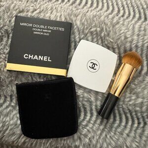 Chanel Double Mirror + Makeup Brush
